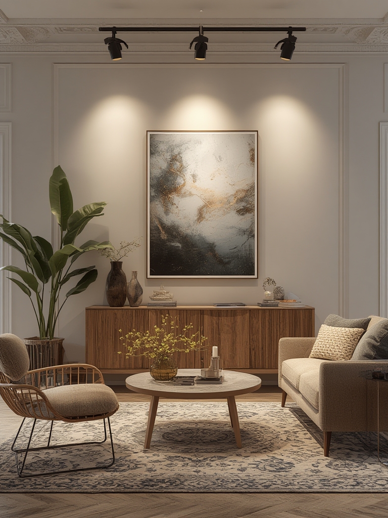 Global Influence Style Spotlights in home decor