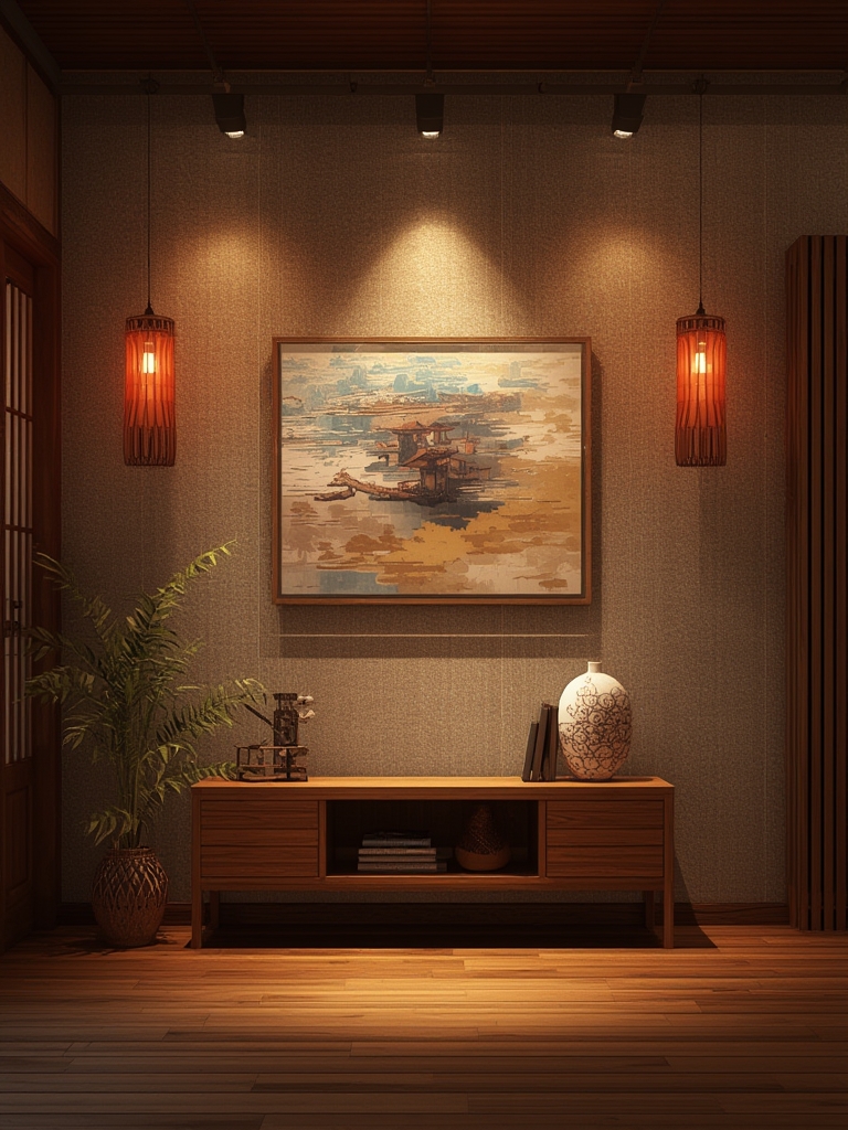 Japandi Style Spotlights in home decor