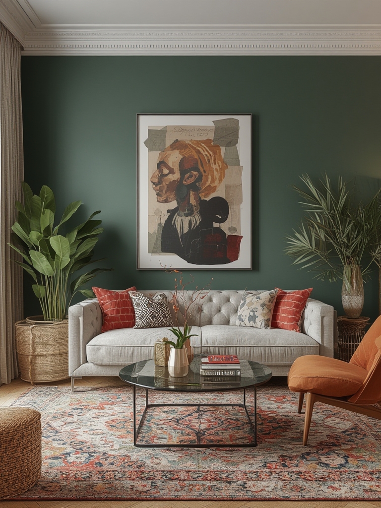 Maximalist decor with bold personal expression for home decor