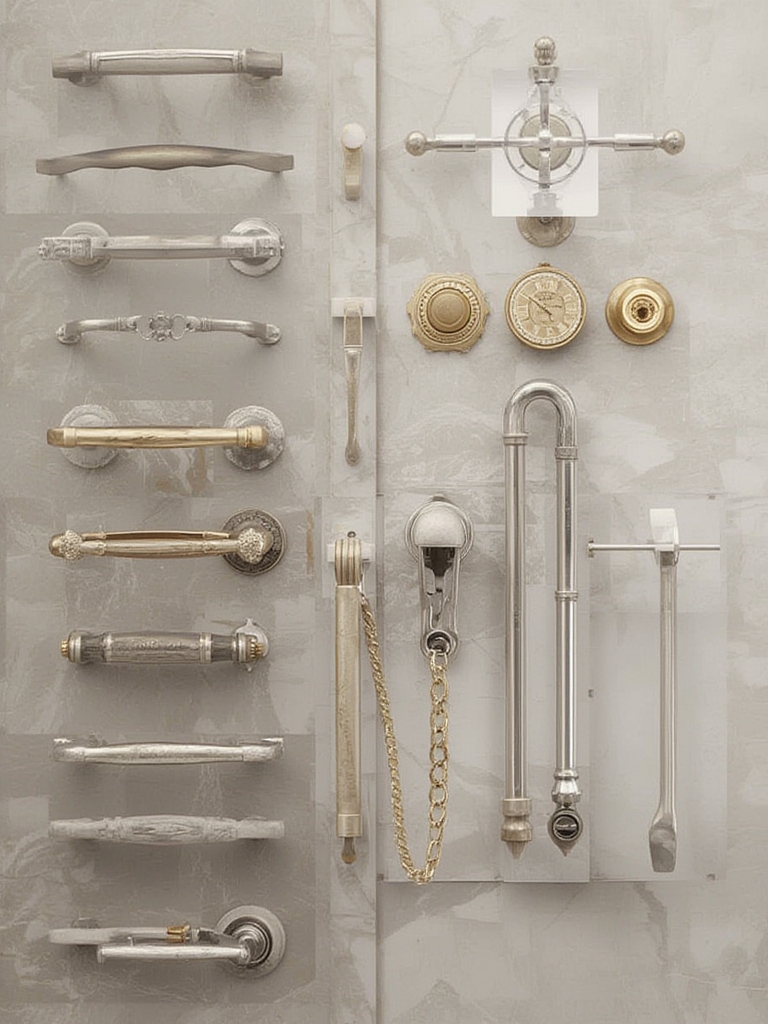 Mixed metal finishes in kitchen hardware for home decor