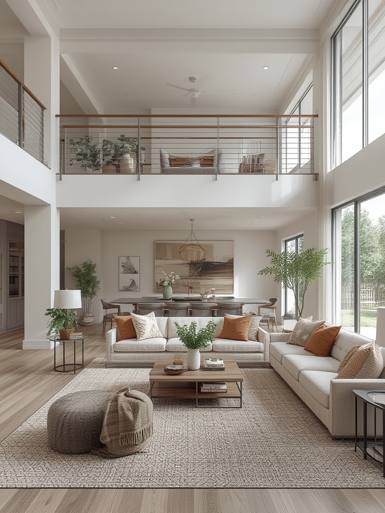 Modern home decor living room ideas open floor plan