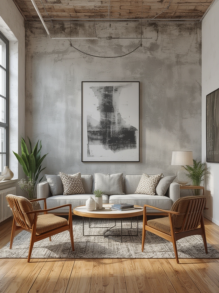 Urban modern loft apartment furniture home decor