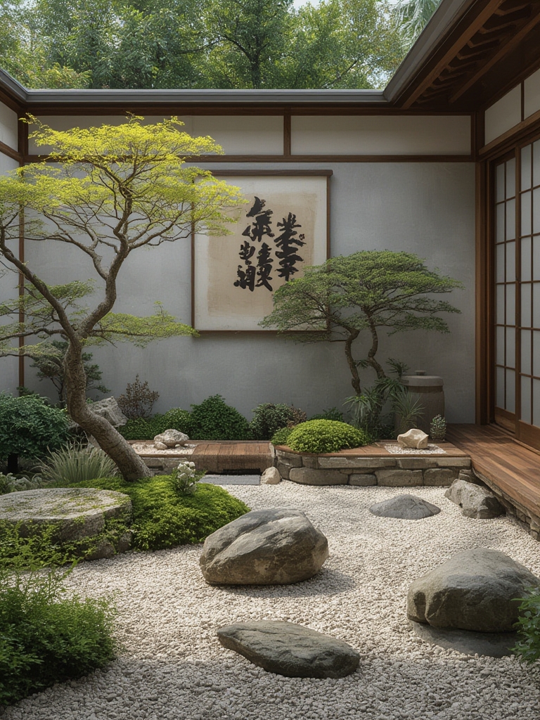asian zen garden home decor