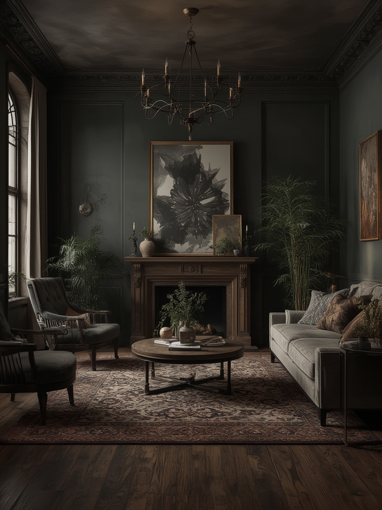 dark interior tours home decor