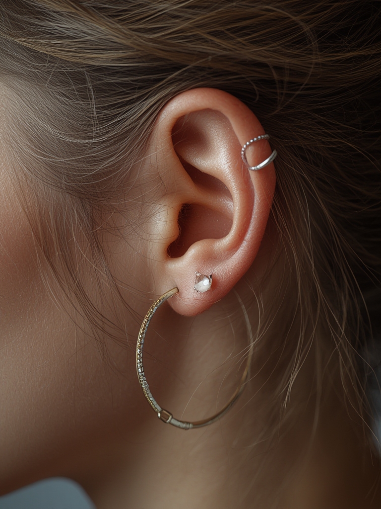 how to do industrial piercing at home
