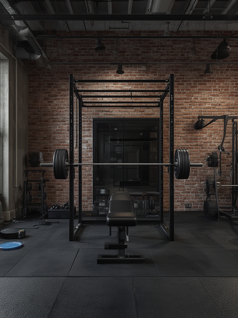 industrial home gym design