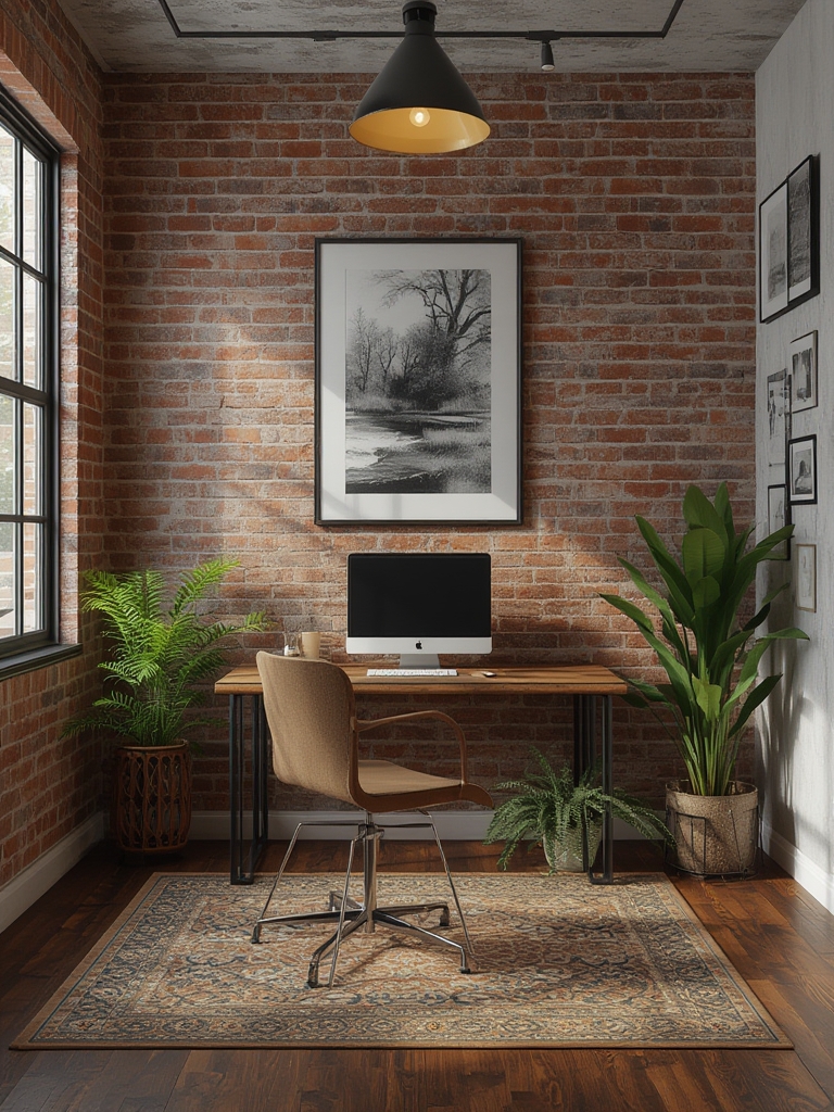 industrial home office design ideas
