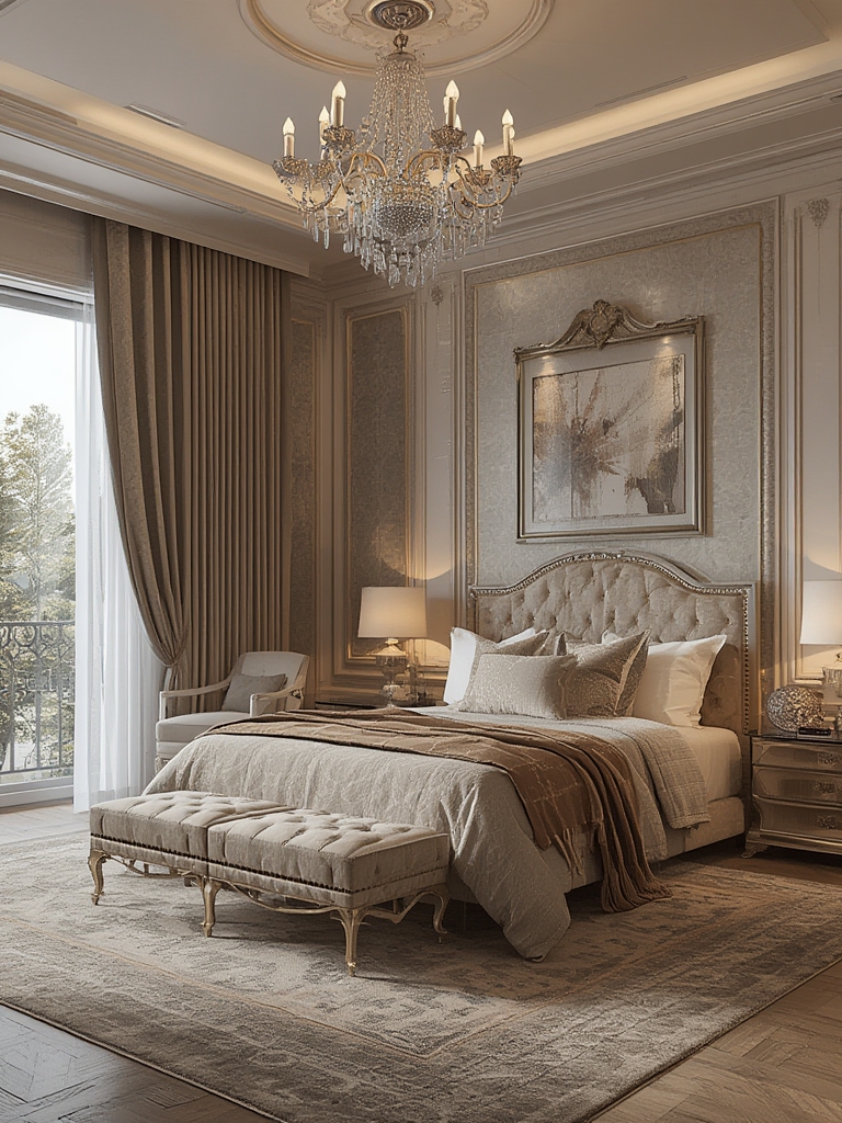 luxury bedroom decor design