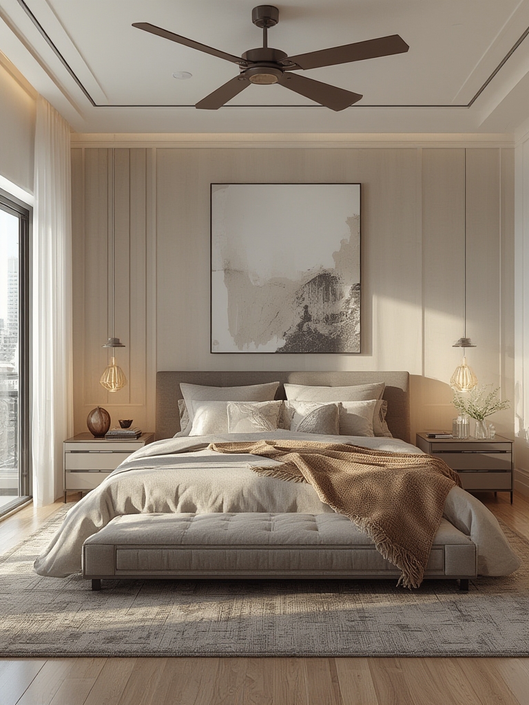 modern bedroom decor style