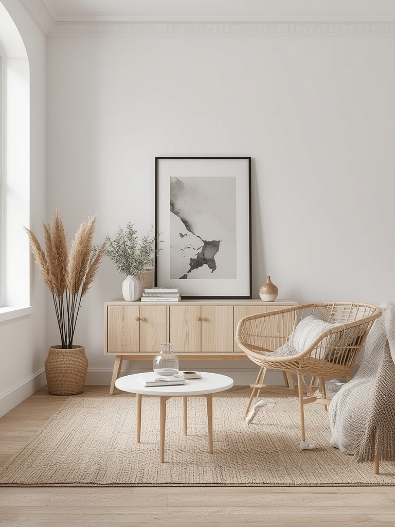 scandinavian style minimalist home decor