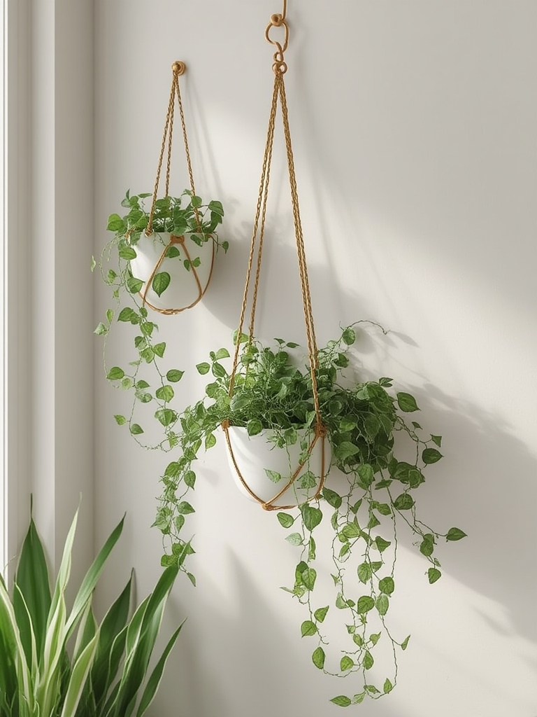 wall mounted plant hanger ideas