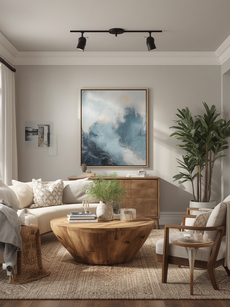 Coastal Modern Style Spotlights in home decor