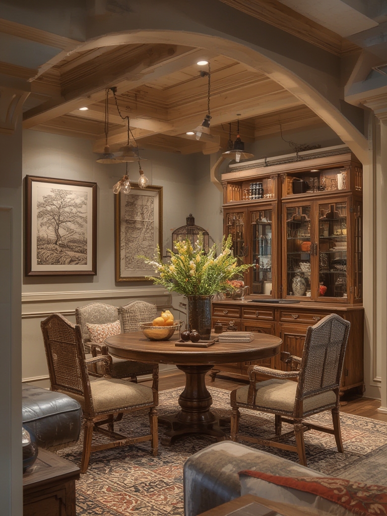 Craftsman Style Spotlights in home decor