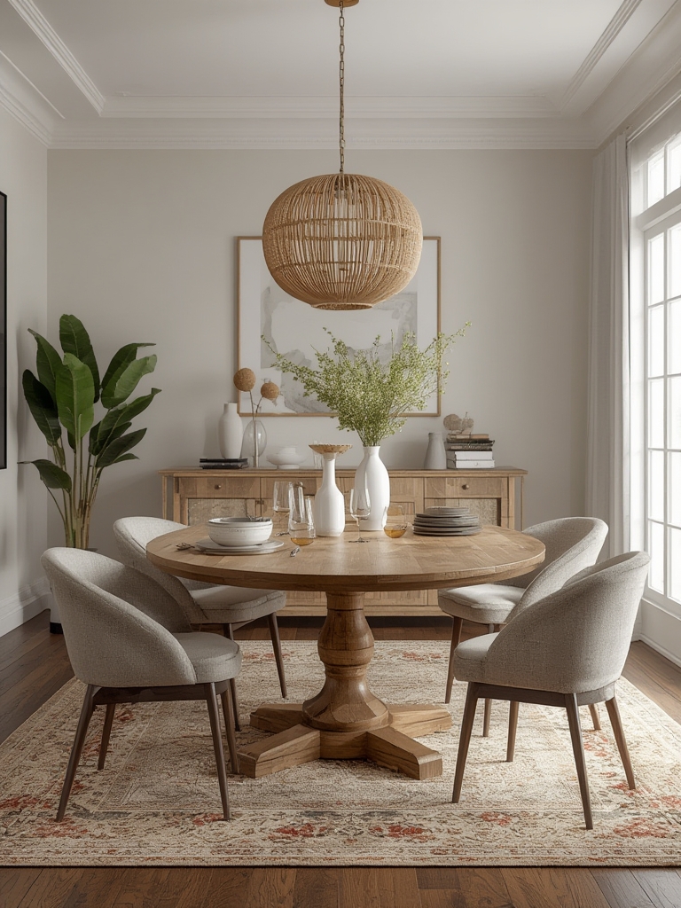 Extendable table for versatile entertaining home decor