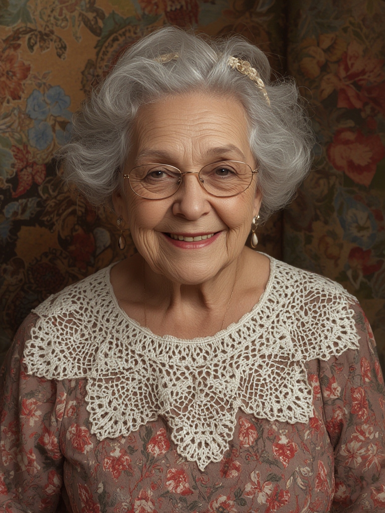 Granny chic with crochet and lace for home decor