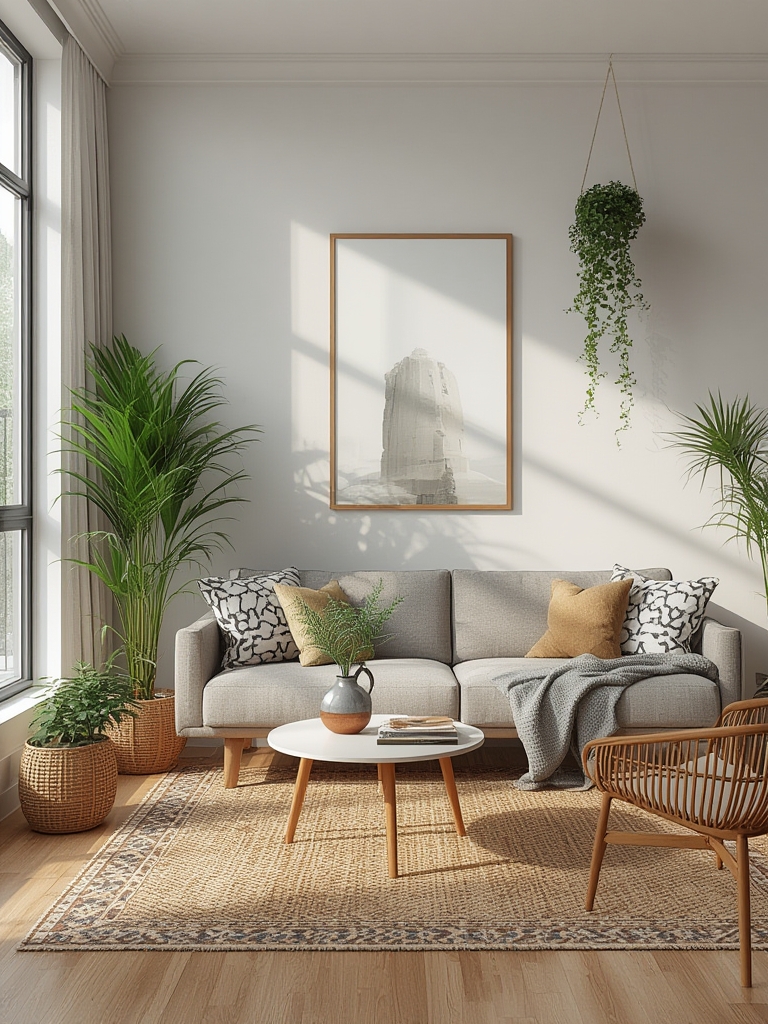 Modern home decor living room ideas indoor plants