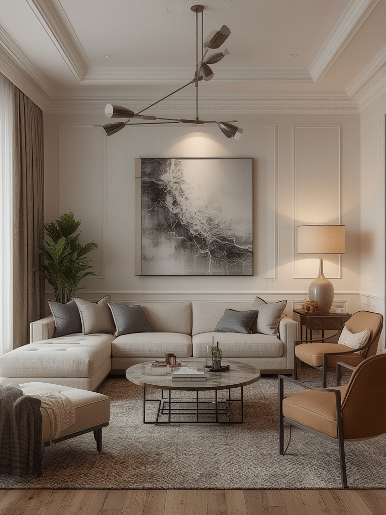 Modern home decor living room ideas statement lighting