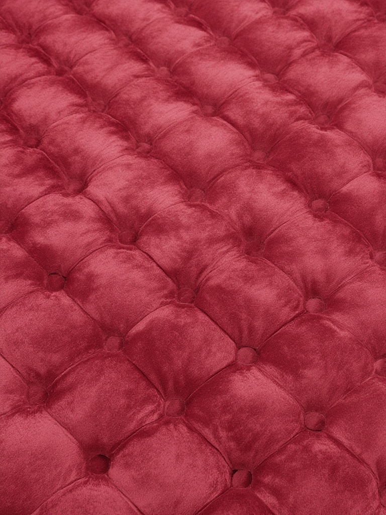 Velvet upholstery for luxurious tactile feel in home decor