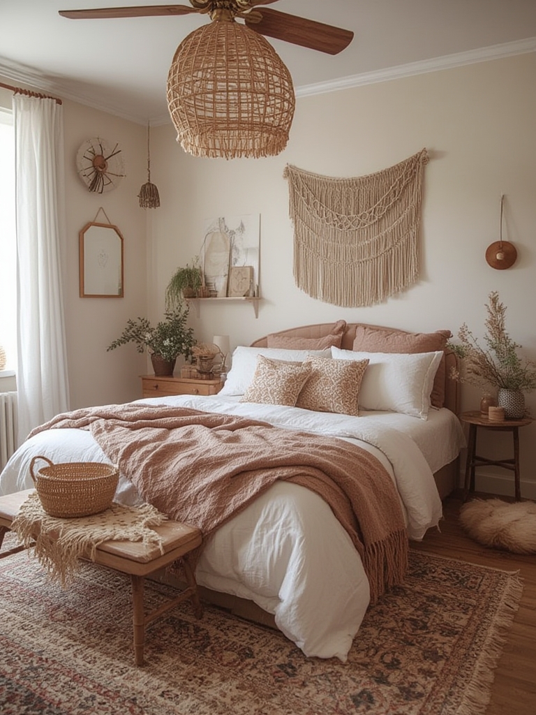 boho bedroom decor vibe