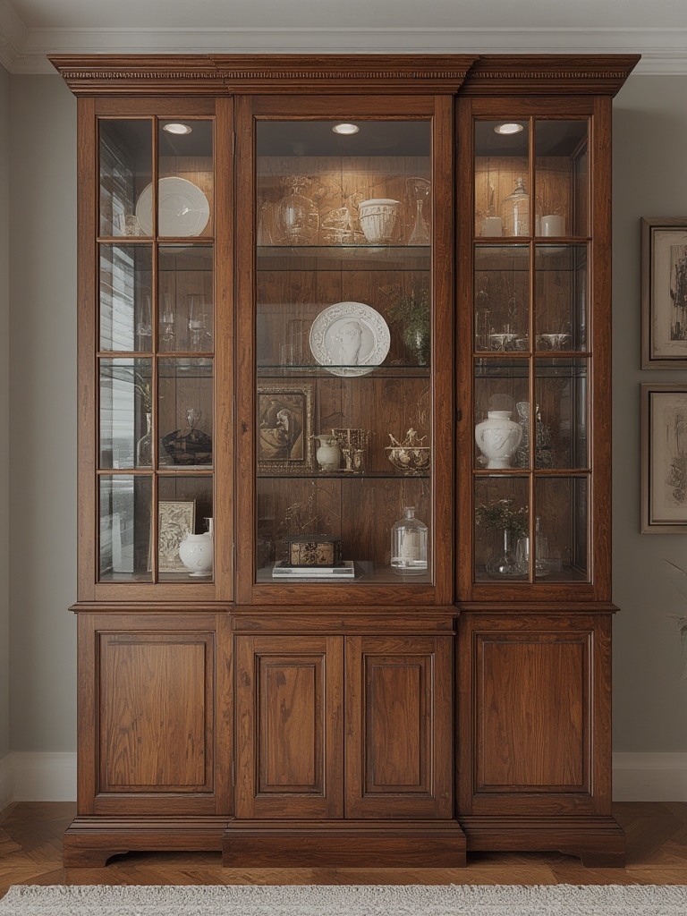 glass cabinet display decor ideas