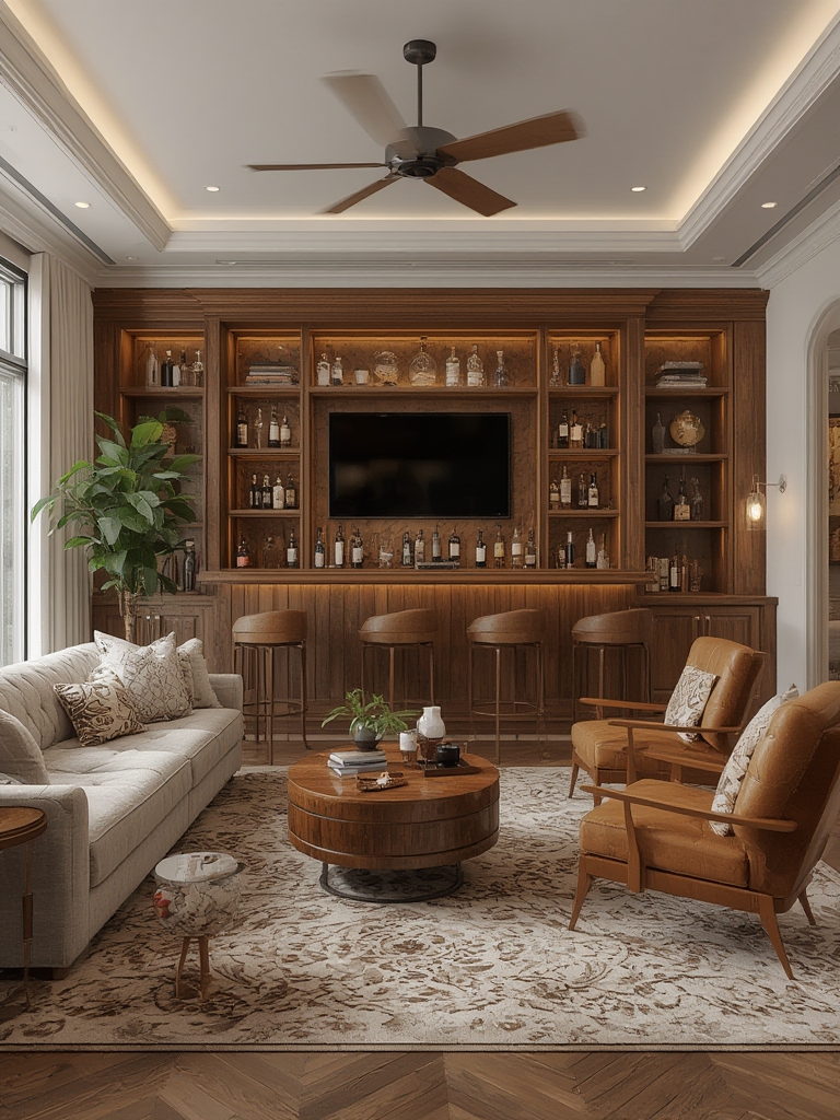 home bar lounge room ideas