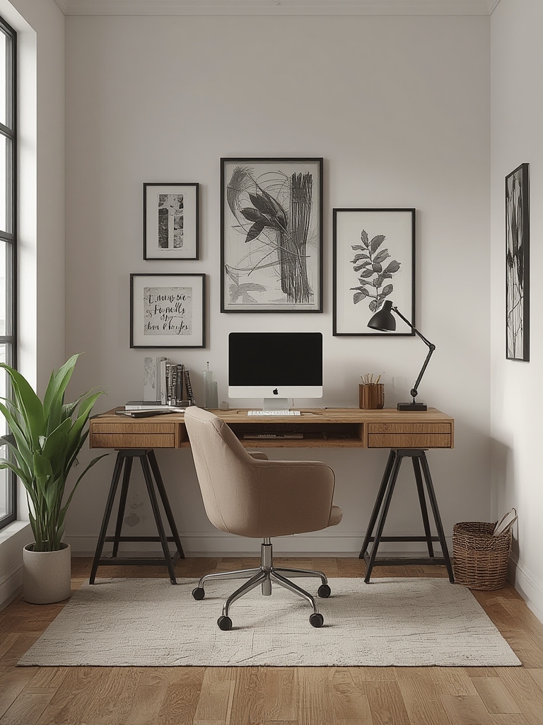 home office estilo industrial feminino