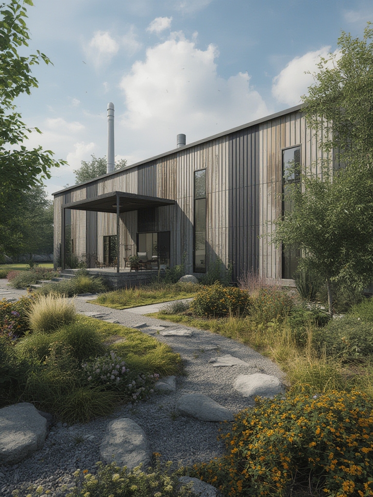 industrial home landscaping