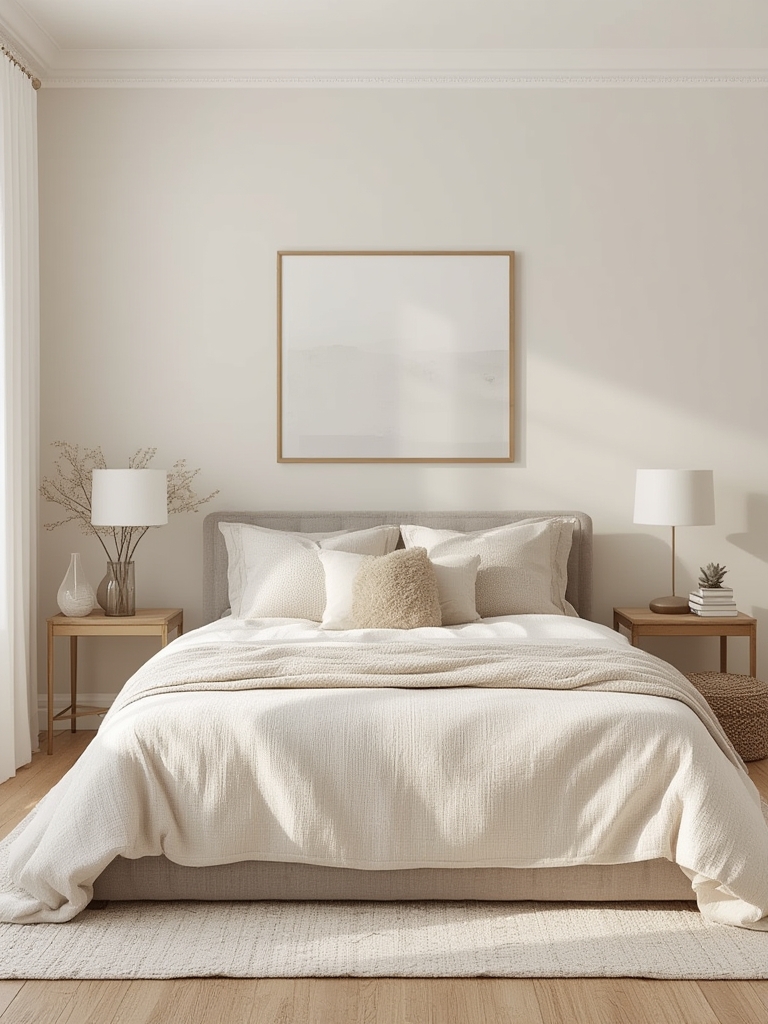 neutral bedroom decor palette