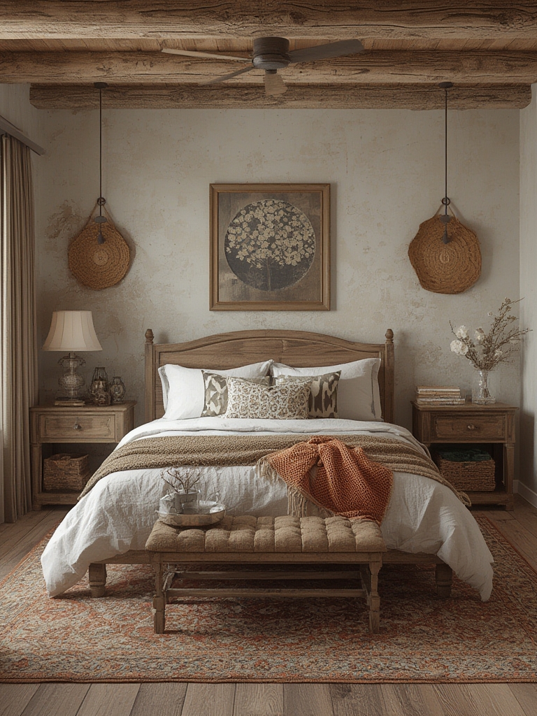 rustic bedroom decor theme