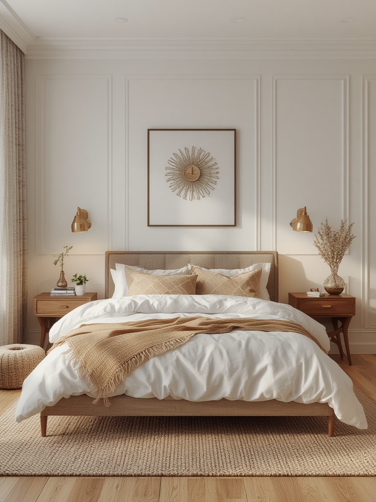 simple bedroom decor setup