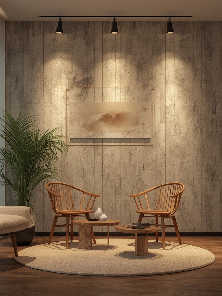 Organic Modern Style Spotlights in home decor