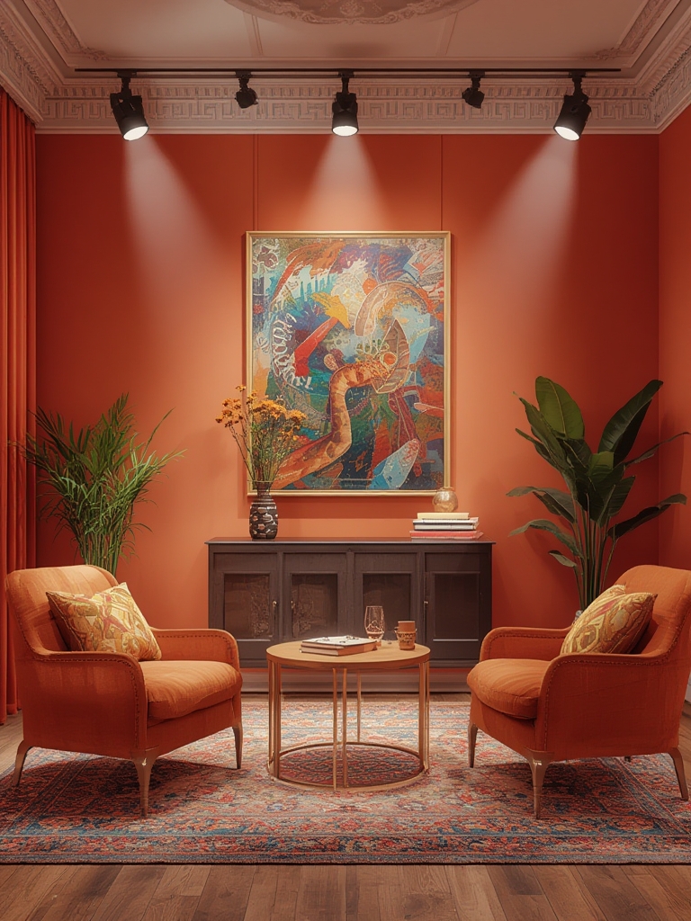 Colorful Maximalism Style Spotlights in home decor