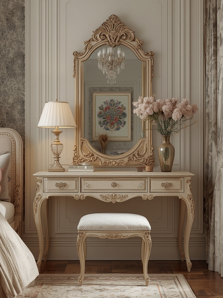 Dressing table elegant bedroom furniture home decor