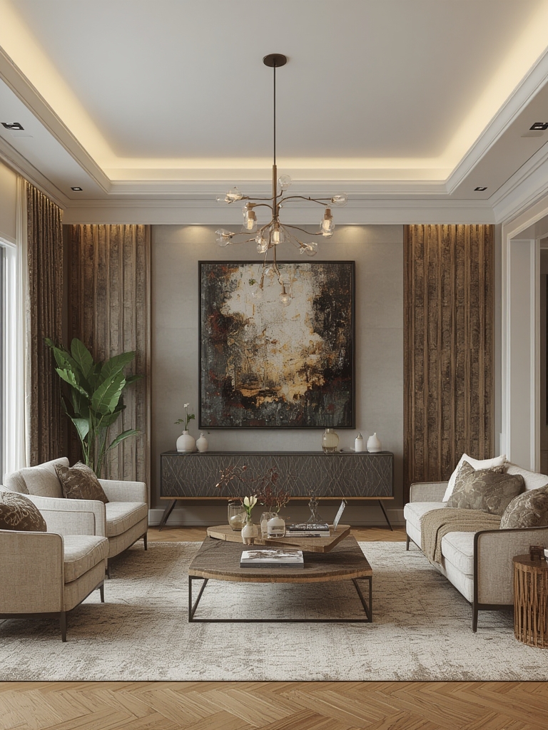 Modern home decor living room ideas pendant fixtures