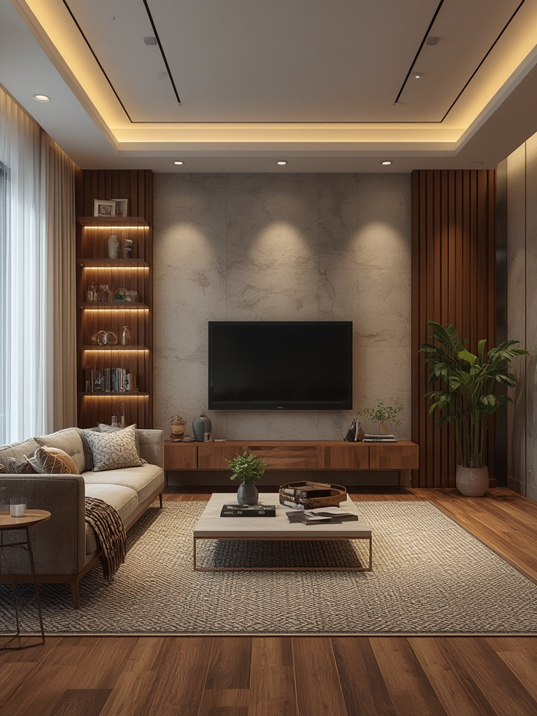 Modern home decor living room ideas track lighting