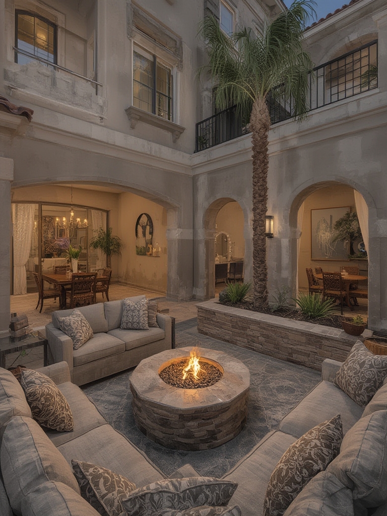 Conversation pits and sunken living areas in home decor