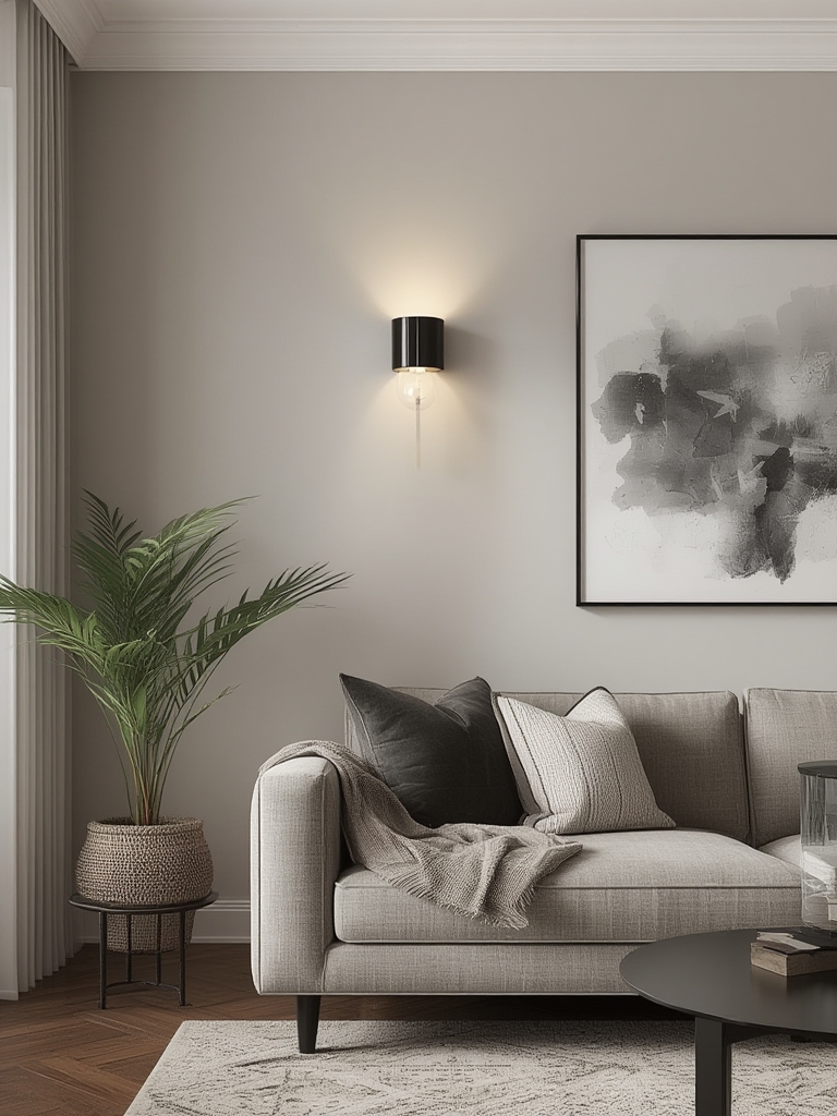 Modern home decor living room ideas wall sconces
