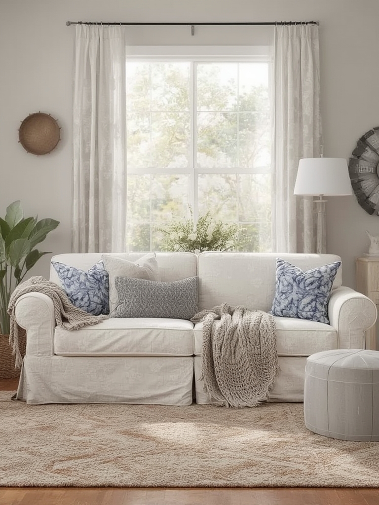 Slipcovers for easy seasonal updates in home decor