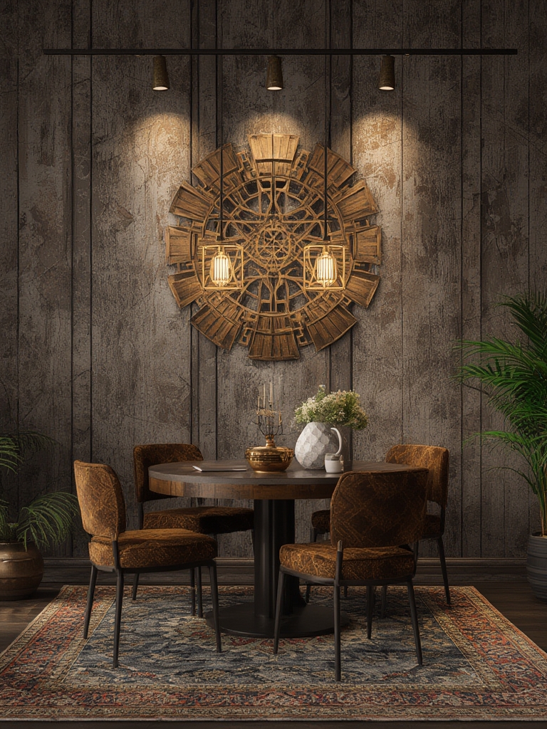 Mixed Metals Style Spotlights in home decor