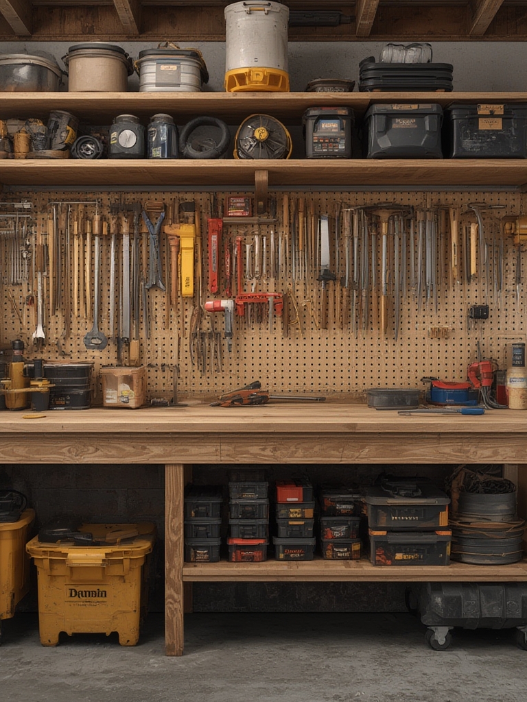 home workshop tool storage organization