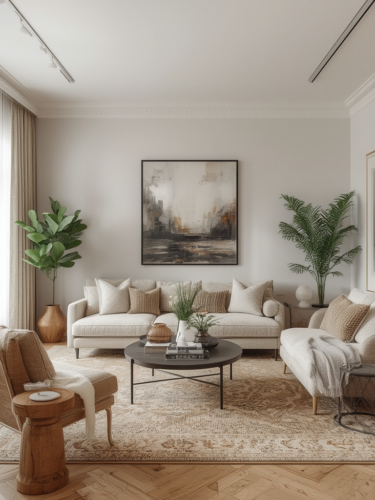 Modern home decor living room ideas uncluttered spaces